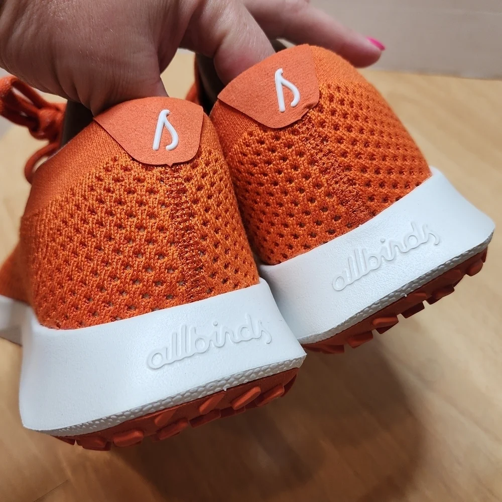 Allbirds TD2 Tree Dasher 2 Orange‎ Knit Active Shoes. Men's size 11.5. New.
